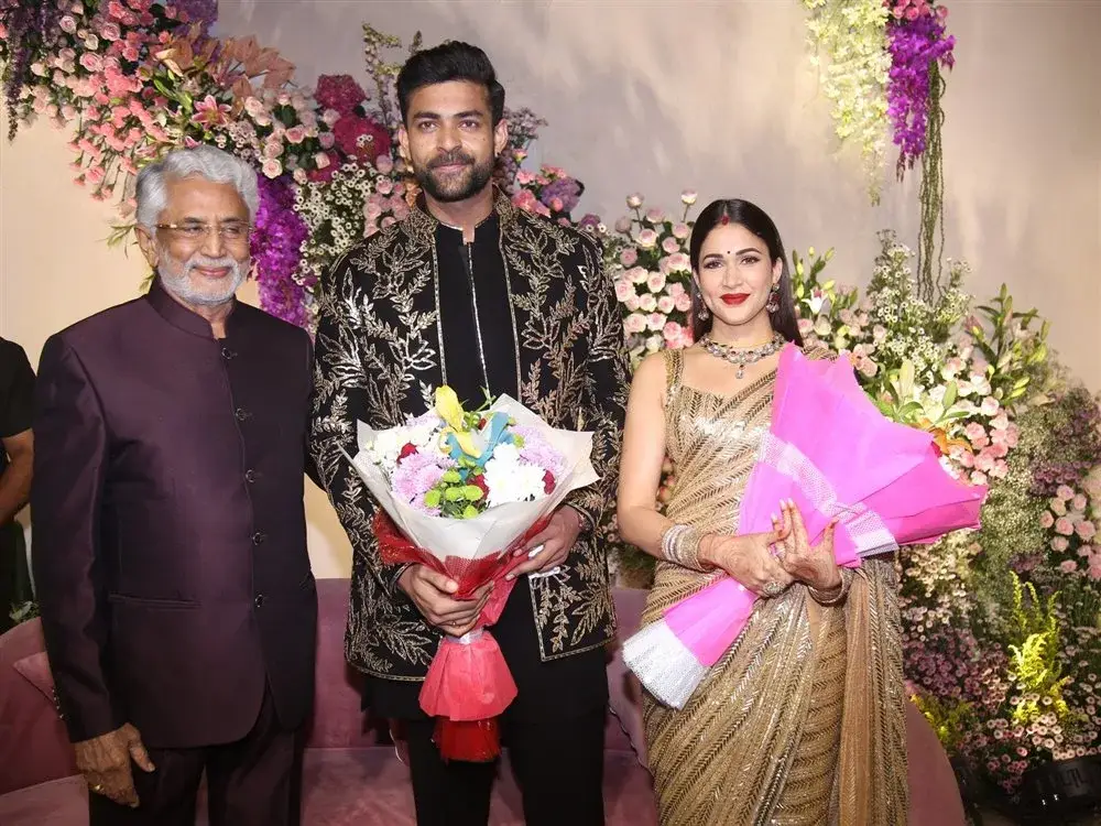 Varun Tej Lavanya Tripathi Wedding Reception Images